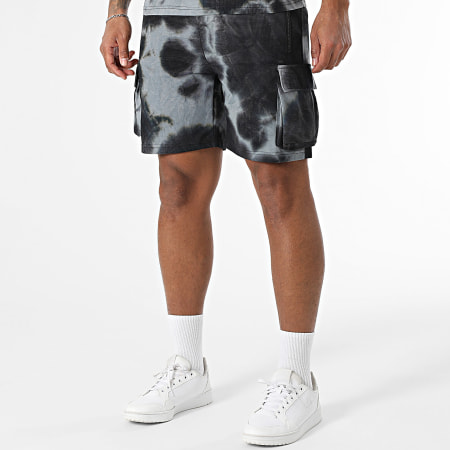 MTX - Ensemble Tee Shirt Et Short Cargo Noir Gris