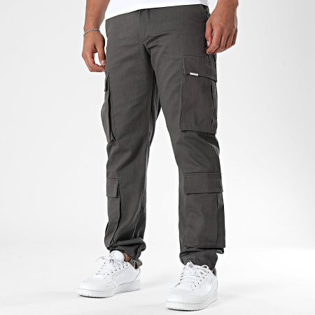 Classic Series - Pantalón Cargo 909 Gris Antracita