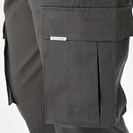 Classic Series - Pantalón Cargo 909 Gris Antracita