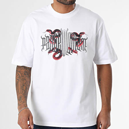 Vald - Tee Shirt Oversize Serpent Blanc