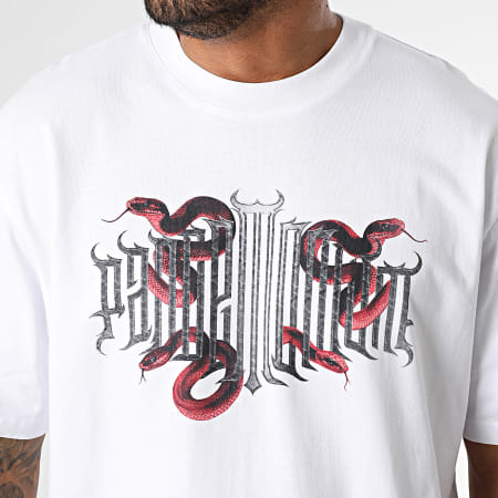 Vald - Tee Shirt Oversize Serpent Blanc