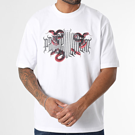 Vald - Tee Shirt Oversize Serpent Blanc