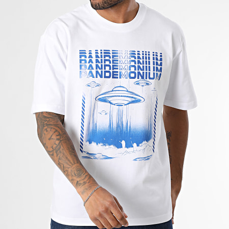Vald - Tee Shirt Oversize UFO Blanc