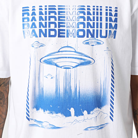 Vald - Tee Shirt Oversize UFO Blanc
