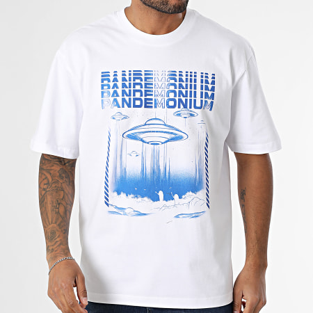 Vald - Tee Shirt Oversize UFO Blanc