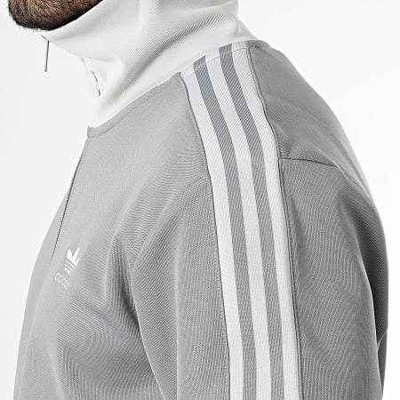 Adidas Originals - Veste Zippée A Bandes Beckenbauer JP1226 Gris