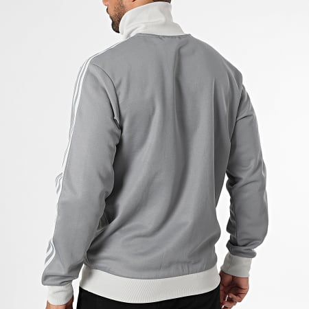 Adidas Originals - Veste Zippée A Bandes Beckenbauer JP1226 Gris