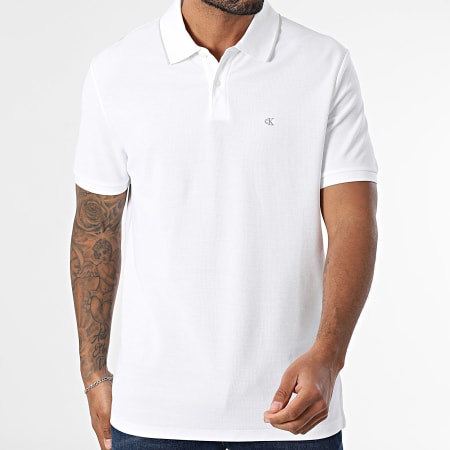 Calvin Klein - Polo Manches Courtes LV04LC239G Blanc