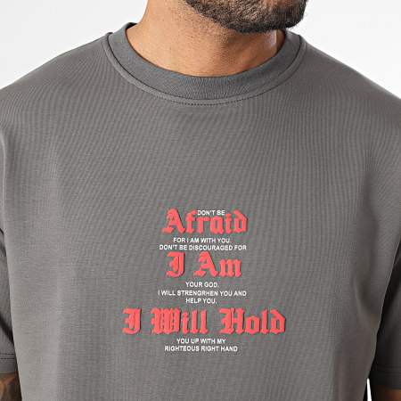 Classic Series - Tee Shirt Oversize 174 Gris Anthracite