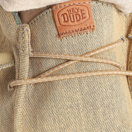 Hey Dude - Mocassins Wally Washed Canvas Walnut