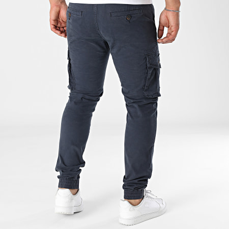 Fusional - Pantalones Cargo Q03 Azul Marino