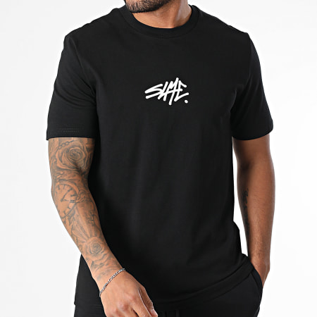 Sale Môme Paris - Ensemble Tee Shirt Et Short Jogging SLME Noir Blanc