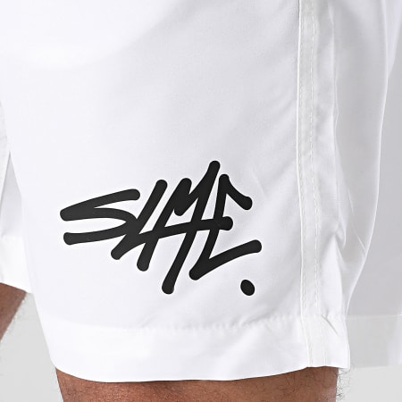 Sale Môme Paris - Short De Bain SLME Blanc Noir