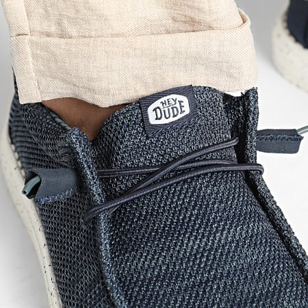 Hey Dude - Mocassins Wally Stretch Sox Navy