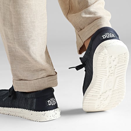 Hey Dude - Mocassins Wally Stretch Sox Navy