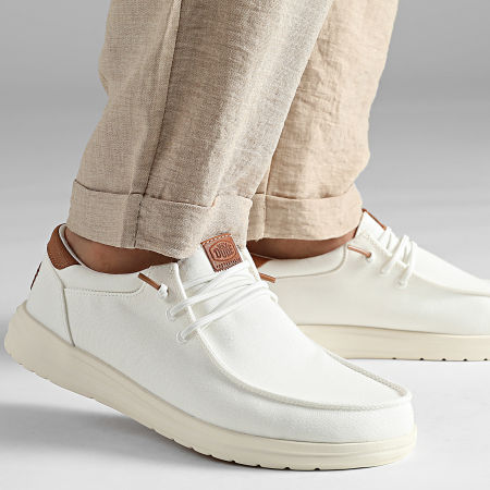Hey Dude - Mocassins Paul Canvas White