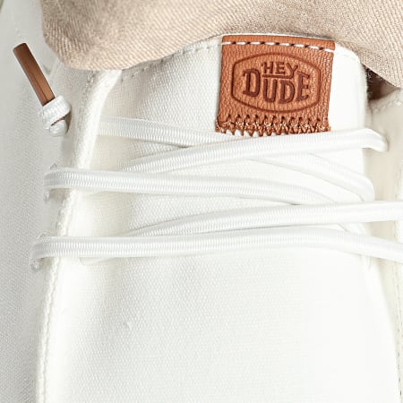 Hey Dude - Mocassins Paul Canvas White