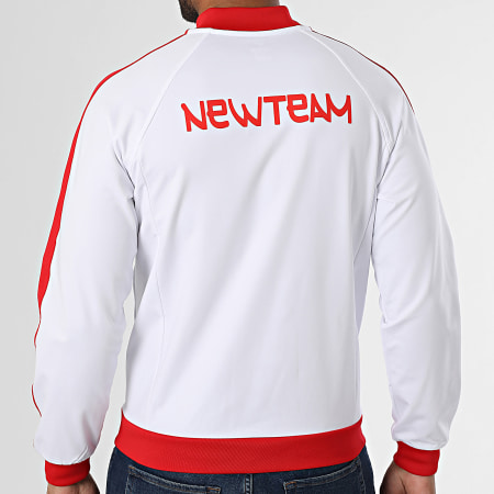 Okawa Sport - Veste Zippée A Bandes New Team 2 Blanc