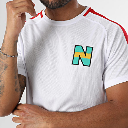Olive et Tom - Maillot de Deporte a Bandas Legend New Team 2 Blanco
