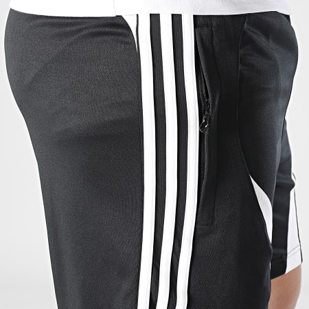 Adidas Originals - Short Jogging A BandesTeamgeist JC6230 Noir Blanc