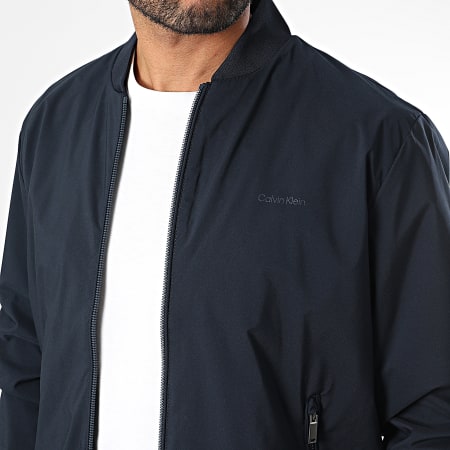 Calvin Klein - Veste Bomber Matte M512 Bleu Marine