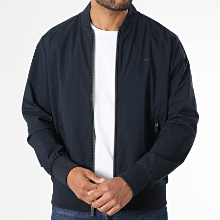 Calvin Klein - Veste Bomber Matte M512 Bleu Marine
