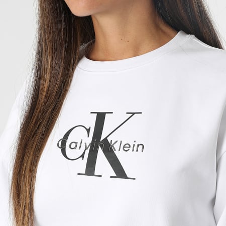 Calvin Klein - Sweat Crewneck Femme 7B234 Blanc