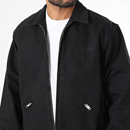 The North Face - Veste Zippée Cedar Canvas A8B72 Noir
