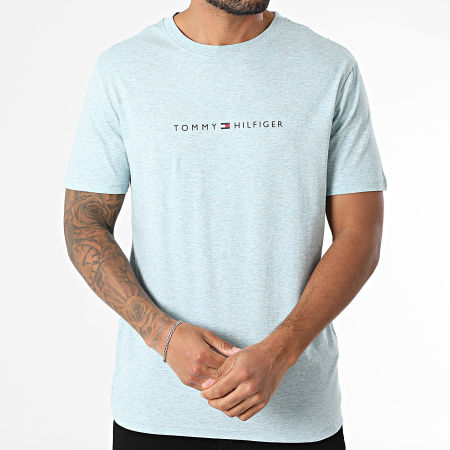 Tommy Hilfiger - Tee Shirt 3525 Bleu Clair Chiné