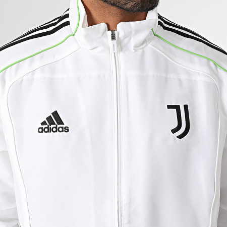 Adidas Sportswear - Veste Zippée A Bandes Juventus JF0453 Blanc