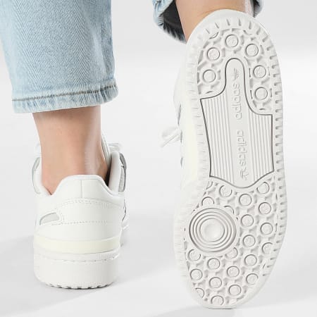 Adidas Originals - Baskets Femme Forum Low CL J IH7916 Core White Footwear White Grey One