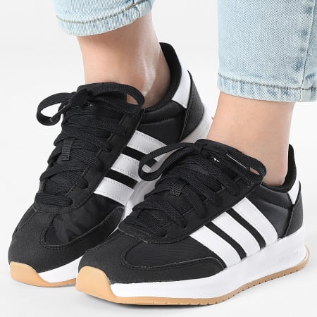 Adidas Sportswear - Baskets Femme Run 70s 2.0 J JI2265 Core Black Footwear White Gum 3