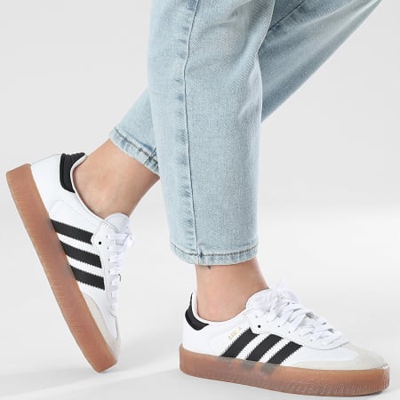 Adidas Originals - Sambae Damessneakers JI1349 Footwear White Core Black Gold Metallic