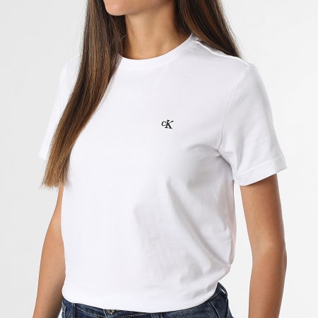 Calvin Klein - Tee Shirt Femme LV047B224G Blanc