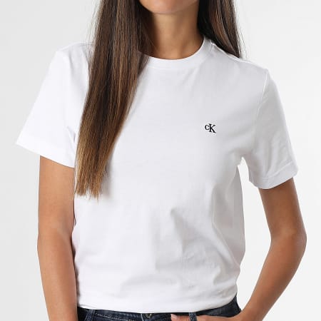 Calvin Klein - Tee Shirt Femme LV047B224G Blanc