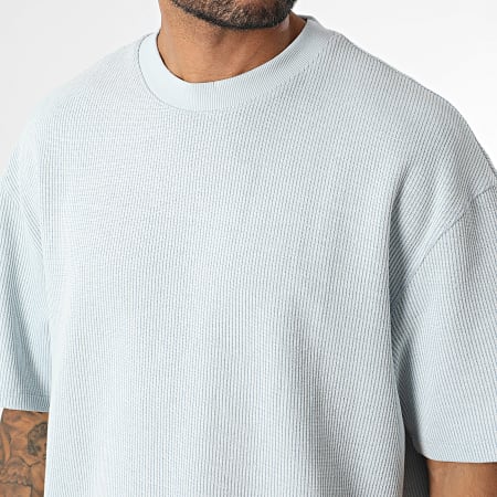 Hugo Blue - Tee Shirt Oversize Nuwaffle 50534434 Bleu Clair