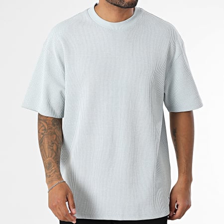 Hugo Blue - Tee Shirt Oversize Nuwaffle 50534434 Bleu Clair