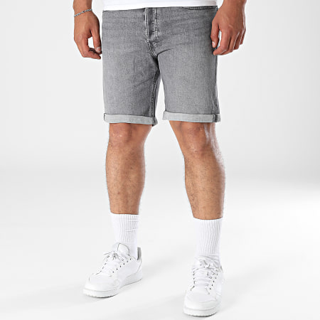 Jack And Jones - Short Jean Rick Original Gris