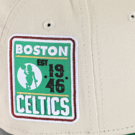 New Era - Casquette Contrast Patch 9Forty 60667573 Beige Vert