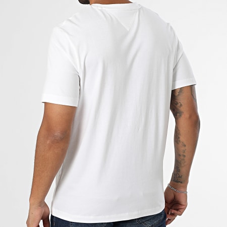 Tommy Hilfiger - Tee Shirt Col V Essential 9249 Blanc