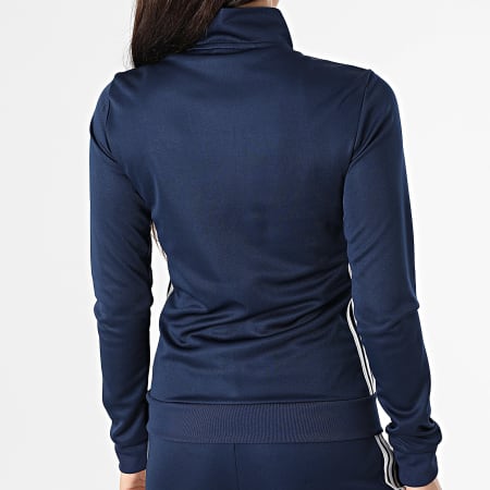 Adidas Sportswear - Ensemble De Survetement Femme A Bandes Tiro Essential JD0622 Bleu Marine Rouge Blanc