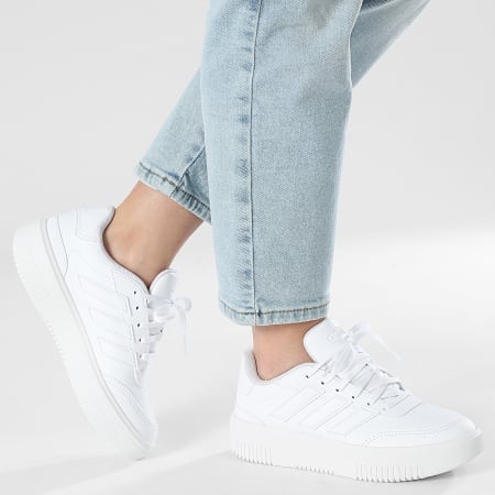 Adidas Sportswear - Baskets Femme Courtblock Bold IH6171 Footwear White