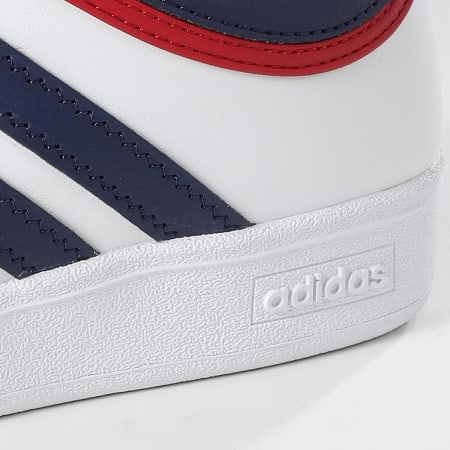 Adidas Sportswear - Baskets Femme Hoops 4.0 J JI3473 Footwear White Dark Blue Team Power Red 2