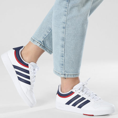 Zapatillas Mujer Hoops J JI3473 Footwear White Dark Blue Team Power Red 