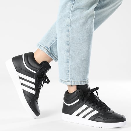 Women's Sneakers Hoops Mid J JI3477 Core Black Cloud White