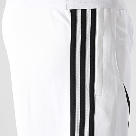 Adidas Originals - Short Jogging A Bandes Teamgeist JP1122 Blanc Noir