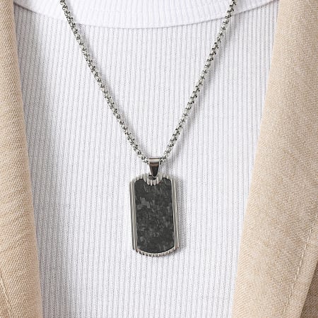 California Jewels - Collier Avec Pendentif 535 Argenté Noir