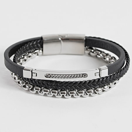 California Jewels - 536 Bracciale a più file in argento nero
