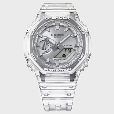 G-Shock - Montre G-Shock GA-2100BM-7A8ER Argenté Transparent