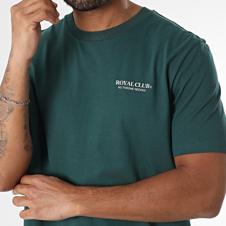 Luxury Lovers - Tee Shirt Oversize Royal Club Monaco Vert Bouteille